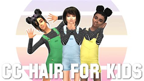 The Sims 4 Cutest Cc Hairs For Little Girls 50 Links