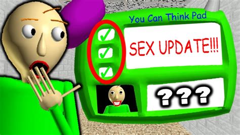 Baldi Basics Sex Update Baldis Basics Mods