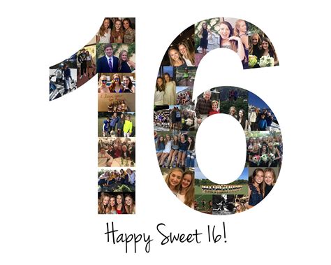 When you redeem at redeem.happycards.com, you can divide the gift amount between any of the featured brands. 16th Birthday Gift, Number Photo Collage, Sweet 16 Party ...
