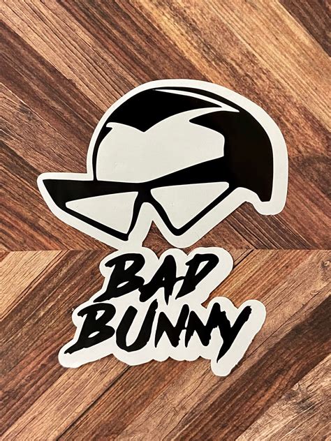 Bad Bunny Car Decal Bad Bunny Sticker X Inch Etsy