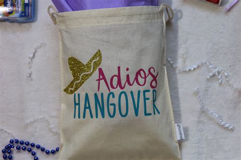 Adios Hangover Bachelorette Party Favors Hangover Kit Bags Fiesta Bachelorette By