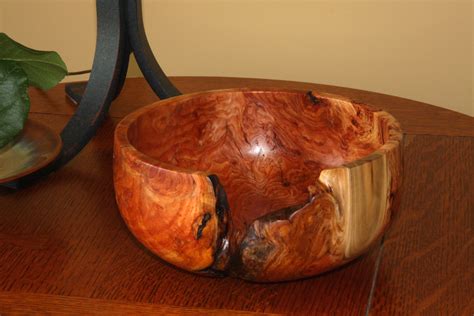 6 Cedar Burl Bowl With Pure Tung Oil Finish Pure Tung Oil Tung Oil