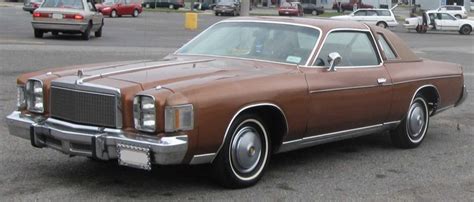 10 Cars That Could Have Only Been Made In The 70s Chrysler Cordoba