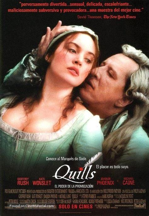 Quills EL PODER DE LA PROVOCACION 2000 Spanish Movie Poster