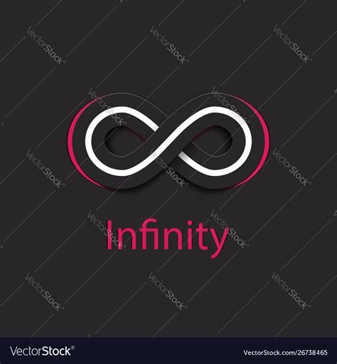 Infinity Symbol Logo Royalty Free Vector Image