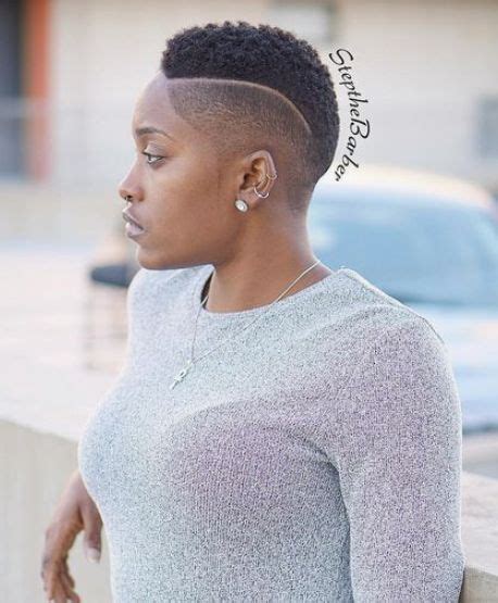 African American Short Shaved Hairstyles