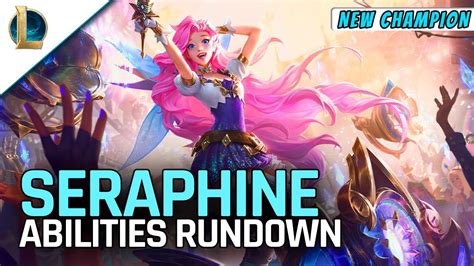 Seraphine Abilities Rundown League Of Legends New Champion Youtube