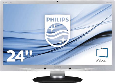 Philips 241p4qpykes 24 Inch Amva Led P Line Display With Webcam Amazon