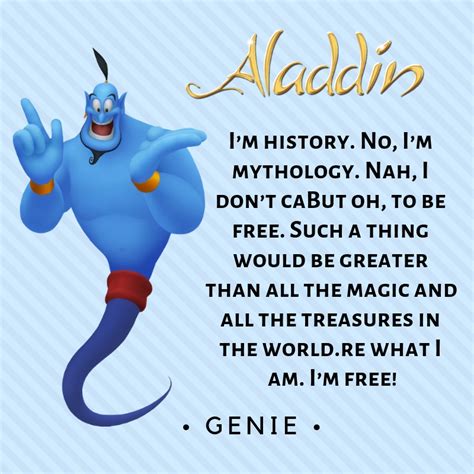 Genie From Aladdin Quotes