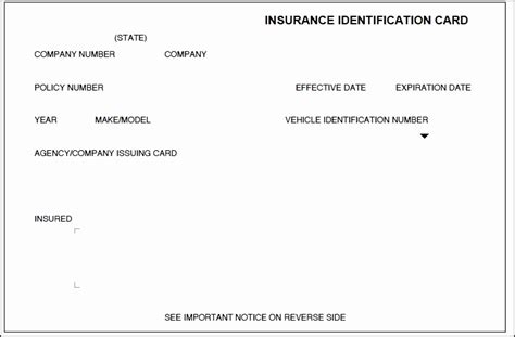 Print Free Fake Insurance Cards Cpncl Inspirational ...