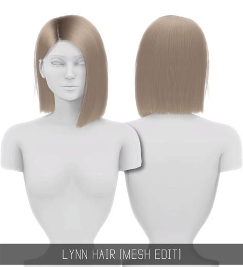 Lynn Hair Mesh Edit At Simpliciaty Sims 4 Updates