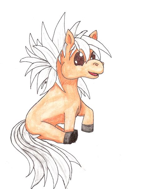 Chibi Horse By Aw0o On Deviantart
