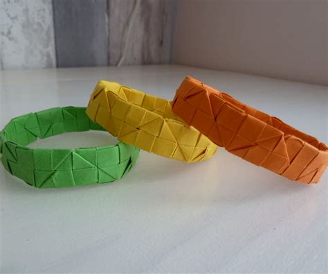 Origami Square Bracelets : 9 Steps (with Pictures) - Instructables