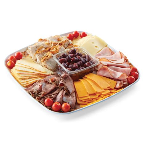H E B Party Tray Cheese And In House Roasted Meat Shop Standard Party