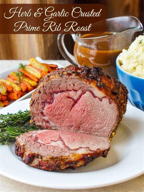 That's how dijon mustard makes me feel. Herb and Garlic Crusted Prime Rib Roast with Burgundy Thyme Gravy | Recipe | Prime rib roast ...
