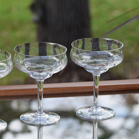 Reserve Jonas Sold Vintage Baccarat Crystal Champagne Coupes Set Of 10 Signed Baccarat