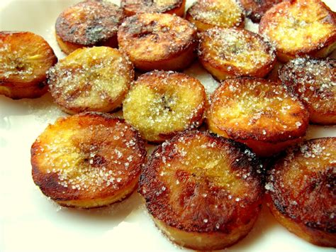 Raw banana fry is a simple south indian recipe which is best enjoyed with curd rice and sambar rice.raw banana fry, plantain fry, dry plantain fry. Fried Bananas/Plantains | KenzCuisine