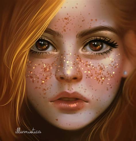 Glowing Freckles By Illumistica On Deviantart In 2020 Digital