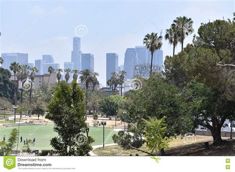 Los Angeles Macarthur Park Editorial Stock Image Image Of Macarthur