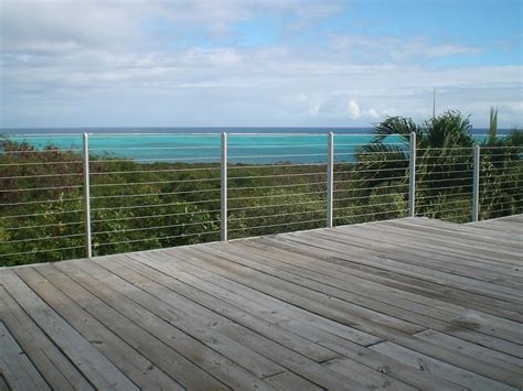 If a property owner or contractor elects to install railings on any deck lower than 30″, the railings must still meet code. Custom - Cable Railings | Stair Railings | Deck Railing ...