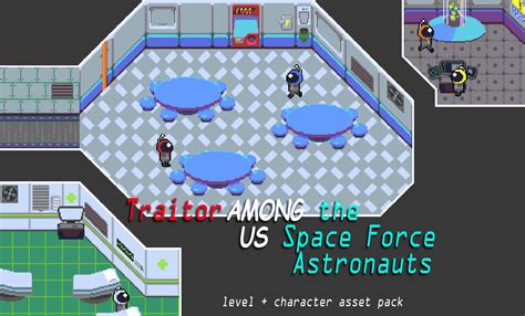 Traitor Among The Us Space Force Astronauts Game Asset Packs