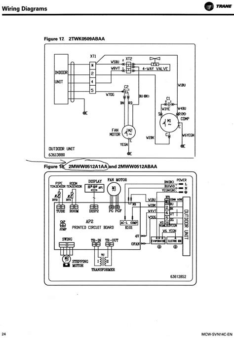 4 22 1774 01 0905 en model rated voltsphhz. Air Handler Wiring Diagram Trane Model Number Twe040e13fb2