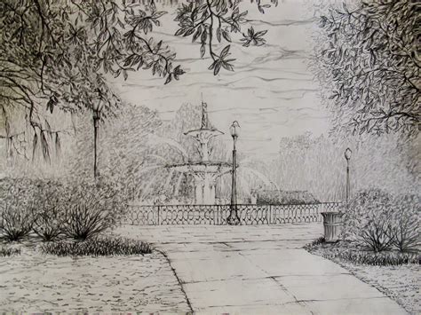 Landscape drawing by anhpham91 on DeviantArt