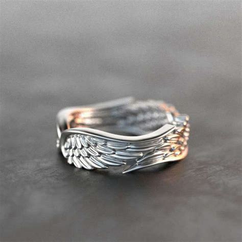 Gorgeous Angel Wings Women Wedding Rings Silver Jewelry Ring Size 6 10 Ebay