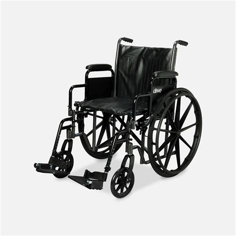 Drive Silver Sport 2 Wheelchair Swing Away Footrests