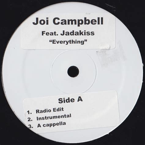 Joi Campbell Featuring Jadakiss Everything Vinyl Discogs