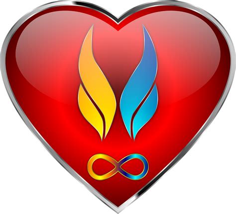 Twin Flames Heart Soul Free Image On Pixabay