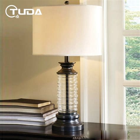 Tuda 38x68cm Free Shipping Black Iron Table Lamp American Country Style