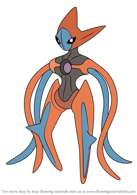 How to draw teddiursa from pokemon? Learn How to Draw Deoxys from Pokemon (Pokemon) Step by ...