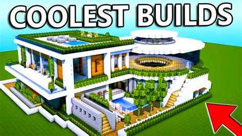 Top 10 Coolest Things You Can Build In Minecraft Youtube