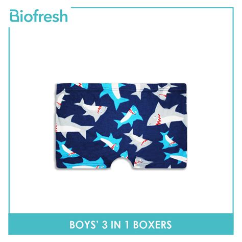 Biofresh Boys Antimicrobial Boxer Briefs 3 Pieces In A Pack Ucbbg2301