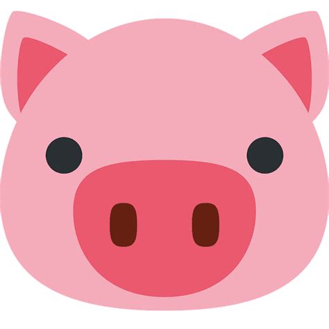 Pig Face Clip Art