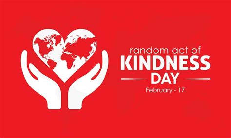 Premium Vector National Random Acts Of Kindness Day Design Template