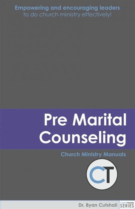 Premarital Counseling Manual Pdf Download Church Trainer