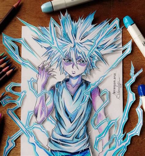 Tuto Dessin Killua Pixel Art Hunter X Hunter Otosection