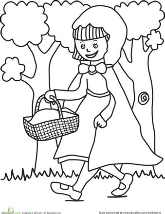 Download little red riding hood images and photos. Library of red riding hood graphic download black and ...