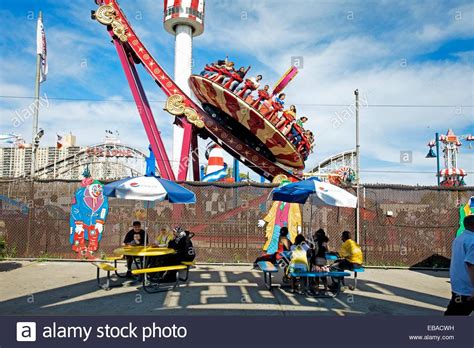 Coney Island Amusement Park Brooklyn New York City Usa