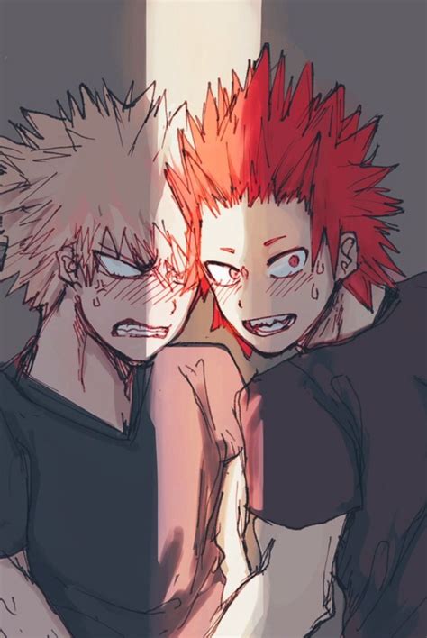 Kiribaku Bakushima Kirishima And Bakugo Hero My Hero Academia Episodes Cute Anime Character