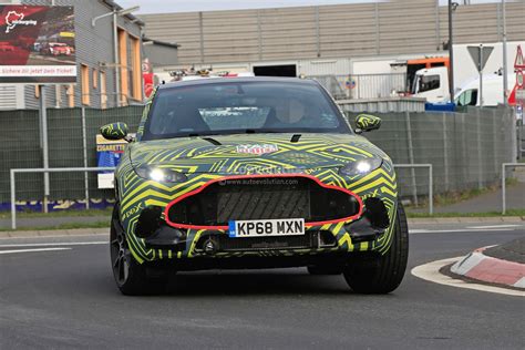 Aston Martin DBX Spotted on Nurburgring, Gets Closer to Production