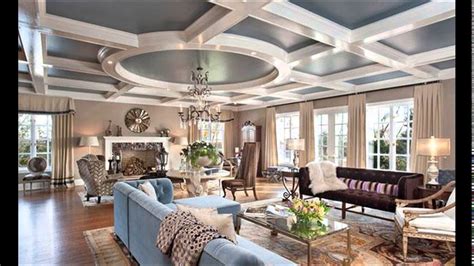 While coffered ceilings originated in early renaissance and baroque architecture, modern innovations make it simple to introduce the look—a fun dose of luxury—into most homes regardless of style. 15 Living Rooms With Coffered Ceiling Designs - YouTube