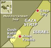 This place is situated in gaza strip, its geographical coordinates are 31° 30' 0 north, 34° 28' 0 east and its original name (with diacritics) is gaza. BBC NEWS | Voices from the conflict