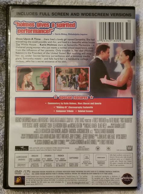 First Daughterkatie Holmes Wide And Full Screen Pre Owned Dvd 24543160458 Ebay
