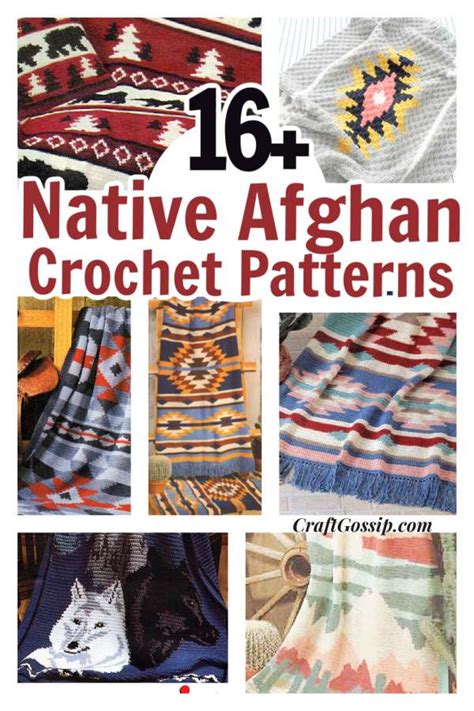 16 Native American Inspired Tribal Crochet Blankets Crochet