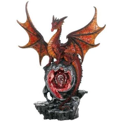 Medieval dragons wall plaque with dagger: Hyperion Golden Dragon Statue - Dragons, Medieval Home Decor