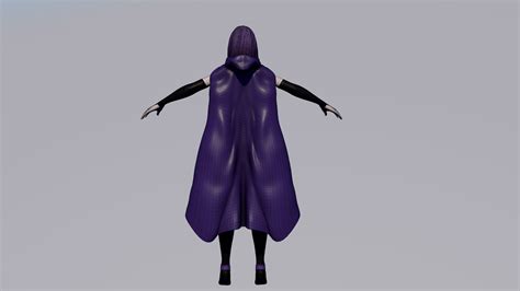 D Model Raven Dc Vr Ar Low Poly Rigged Cgtrader