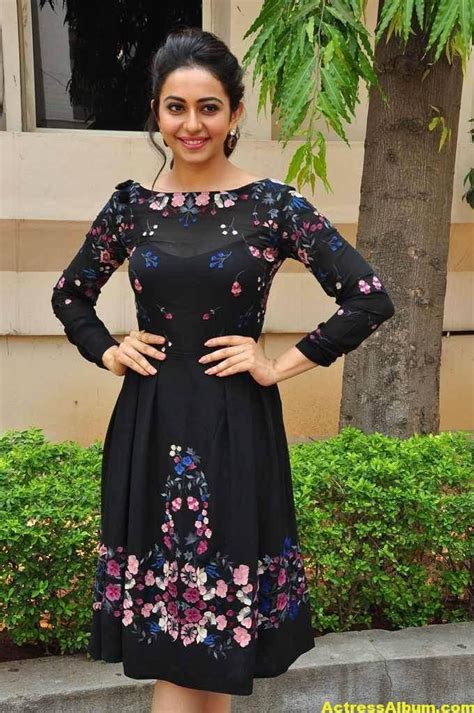 Actress Rakul Preet Singh In Black Dress 4 Actress Album